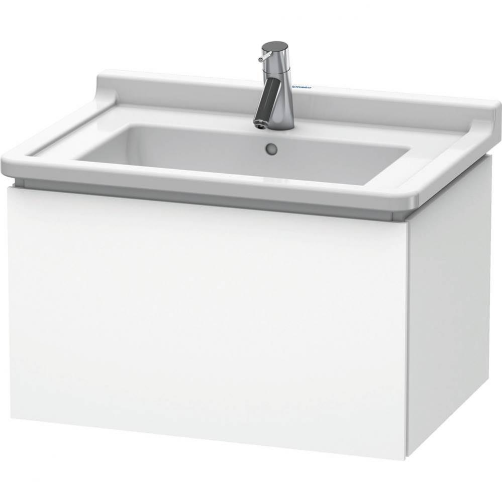 L-Cube Wall-Mount Vanity Unit White