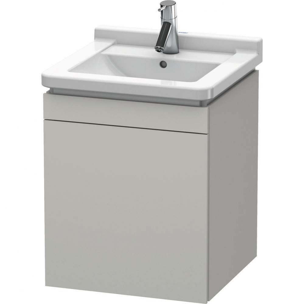 Duravit L-Cube Vanity Unit Wall-Mounted  Concrete Gray Matte