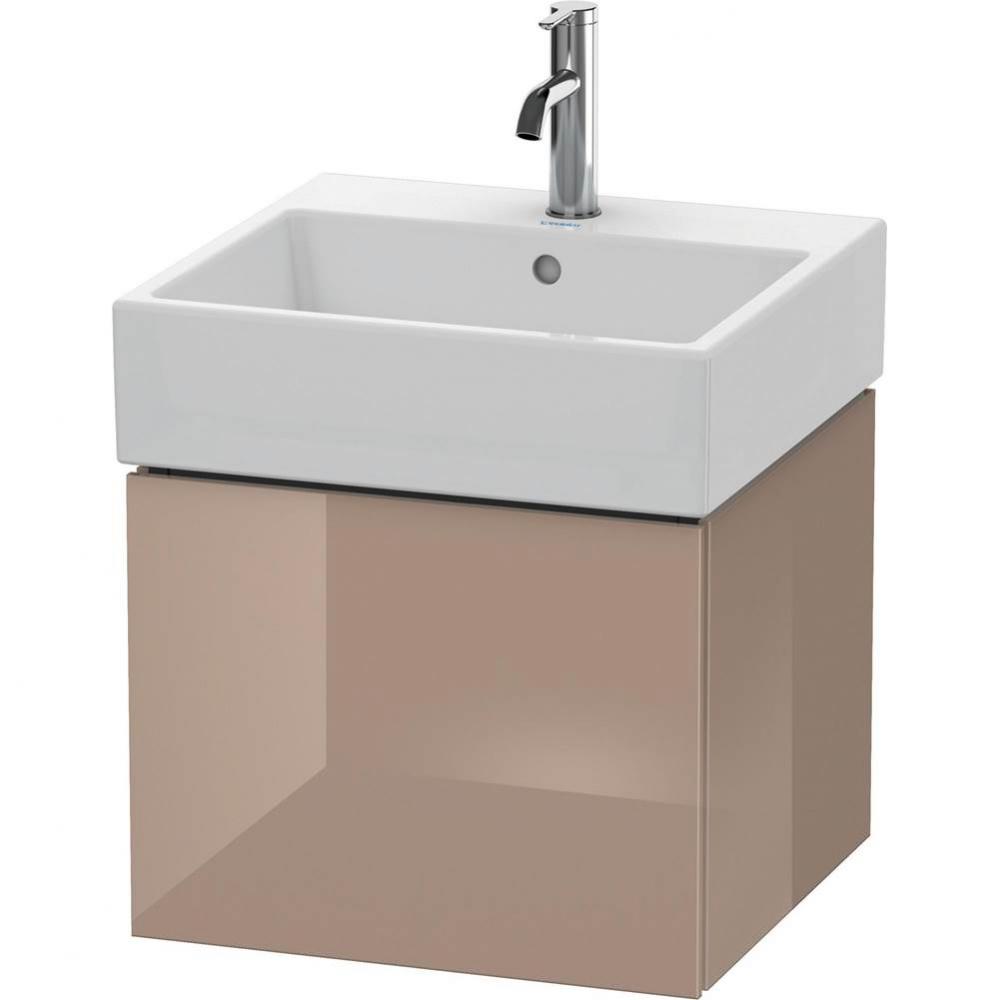 Duravit L-Cube One Drawer Wall-Mount Vanity Unit Cappuccino