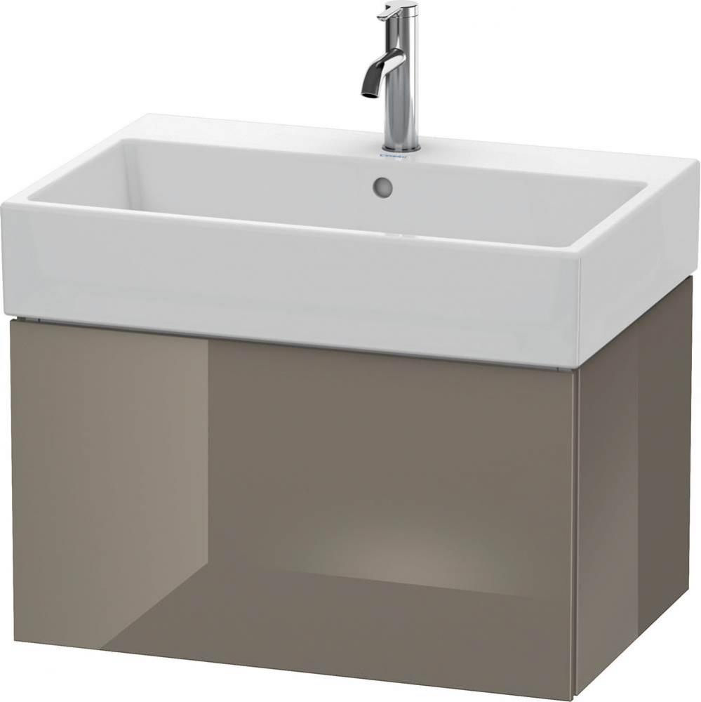 Duravit L-Cube One Drawer Wall-Mount Vanity Unit Flannel Gray