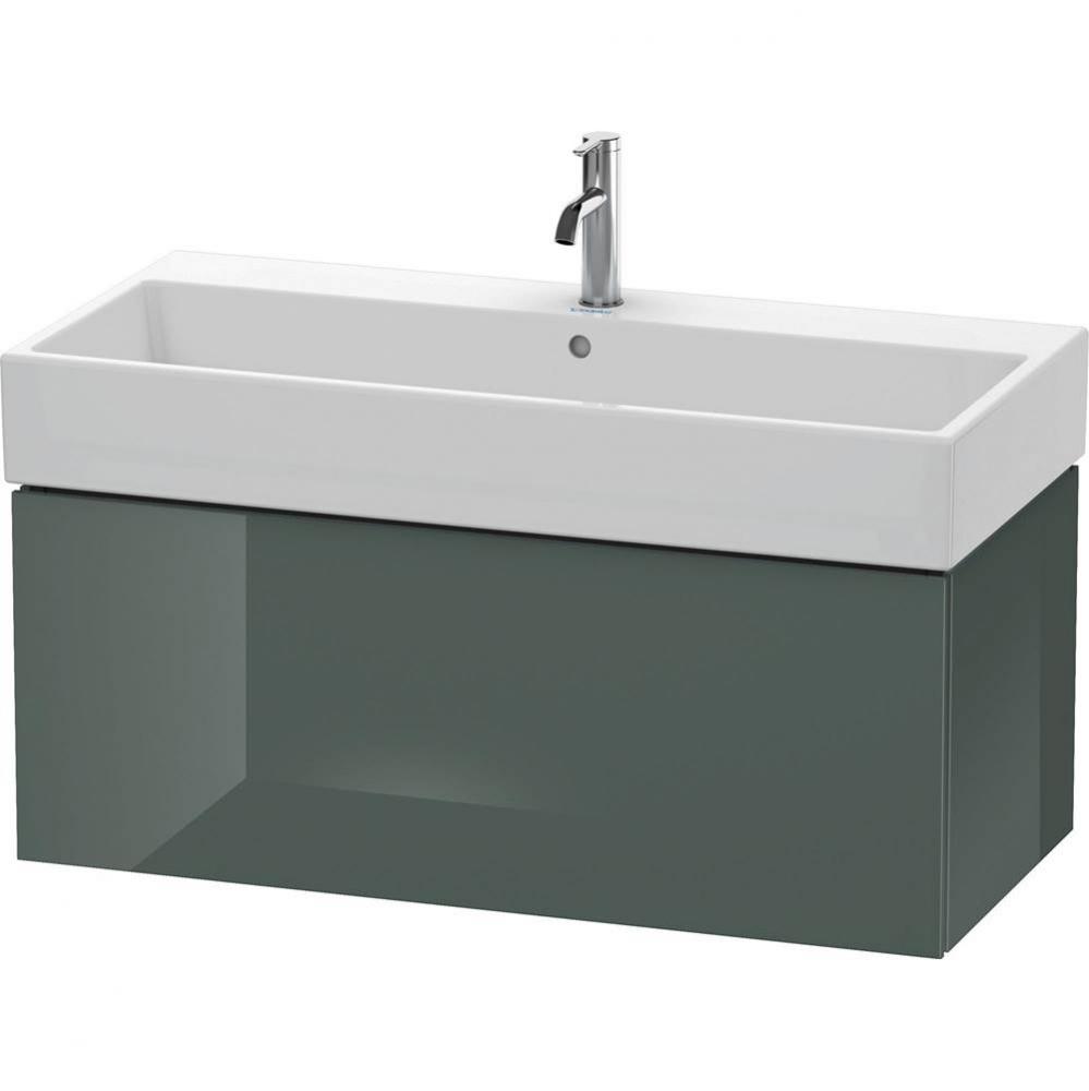 Duravit L-Cube One Drawer Wall-Mount Vanity Unit Dolomite Gray