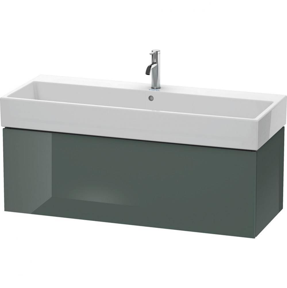 Duravit L-Cube One Drawer Wall-Mount Vanity Unit Dolomite Gray