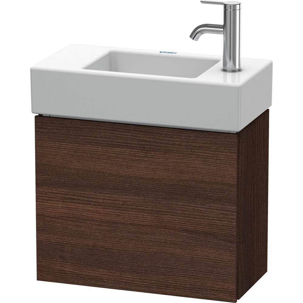 Duravit L-Cube One Door Wall-Mount Vanity Unit Chestnut Dark