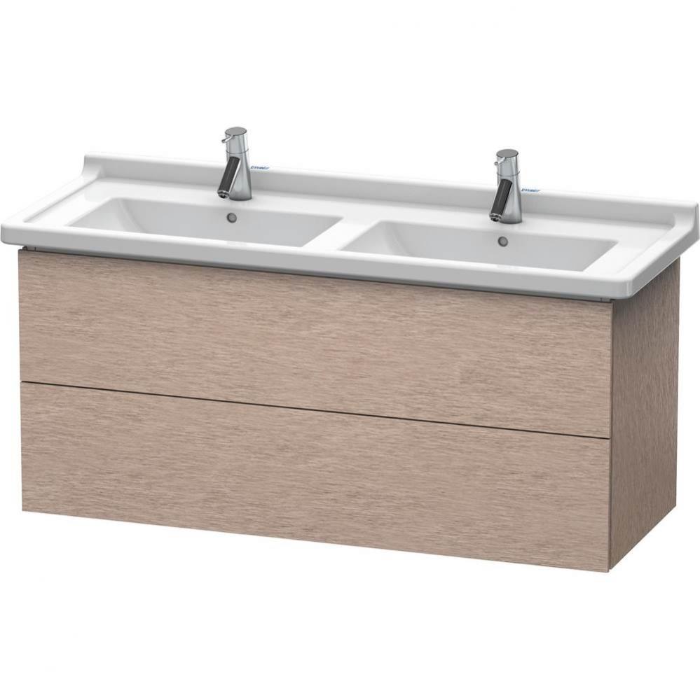 Duravit L-Cube Wall-Mount Vanity Unit Cashmere Oak