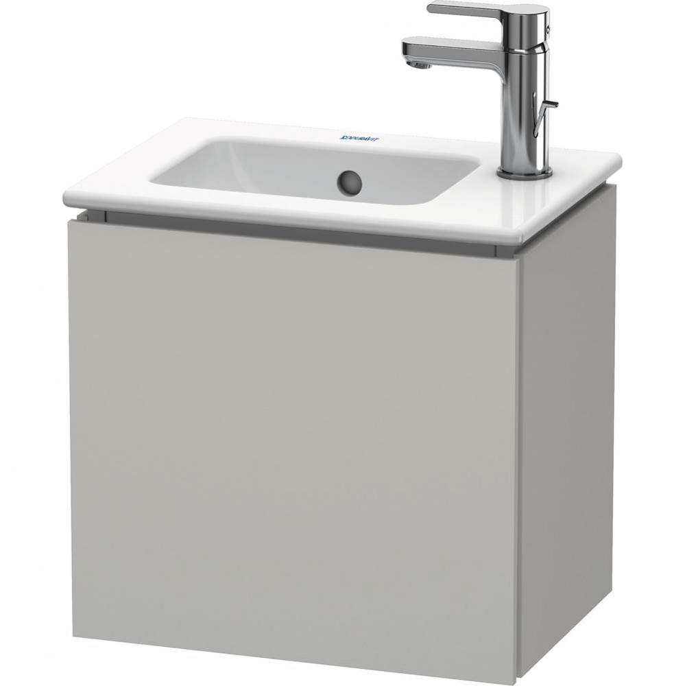 L-Cube Wall-Mount Vanity Unit Concrete Gray