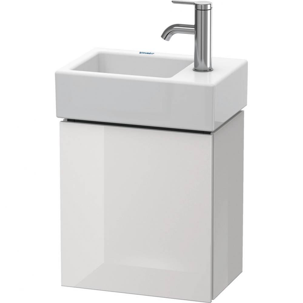 L-Cube One Door Wall-Mount Vanity Unit White