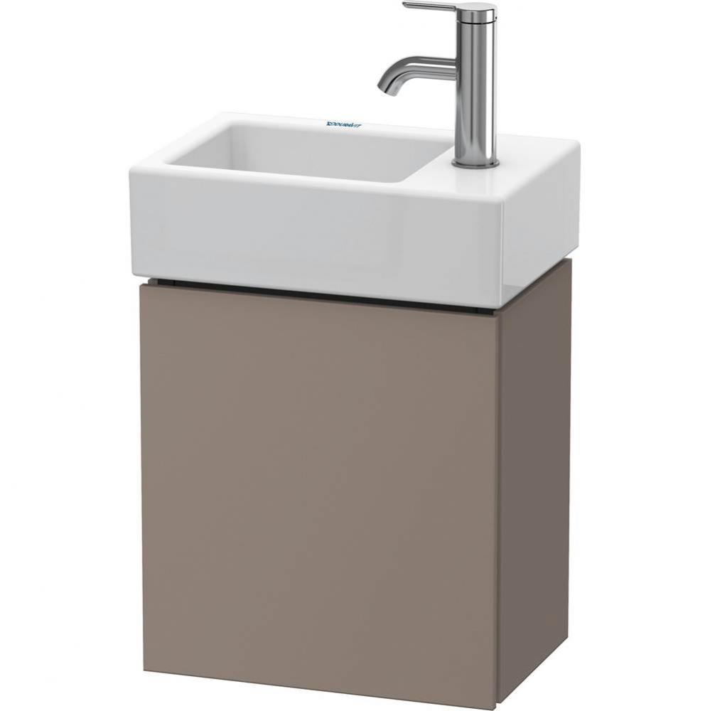 L-Cube One Door Wall-Mount Vanity Unit Basalt