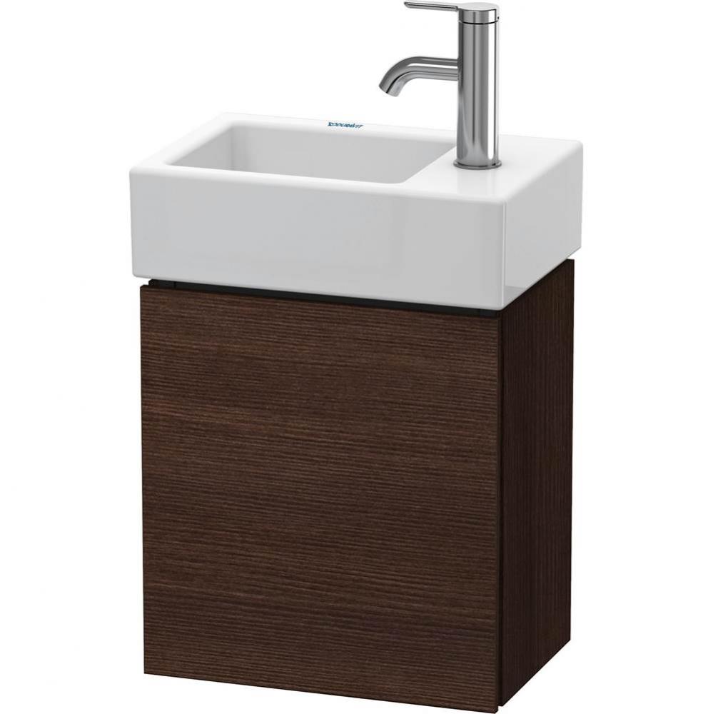 Duravit L-Cube One Door Wall-Mount Vanity Unit Chestnut Dark