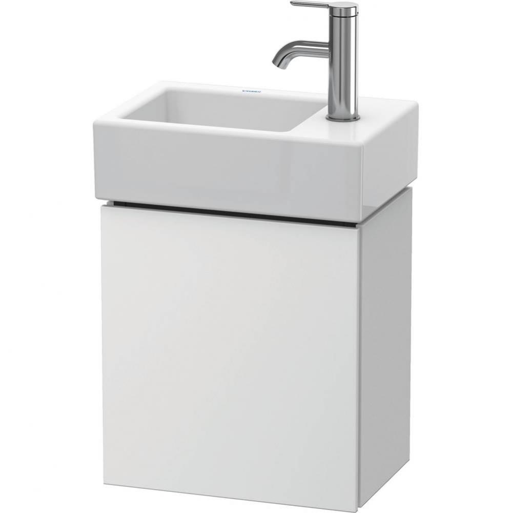 L-Cube One Door Wall-Mount Vanity Unit White