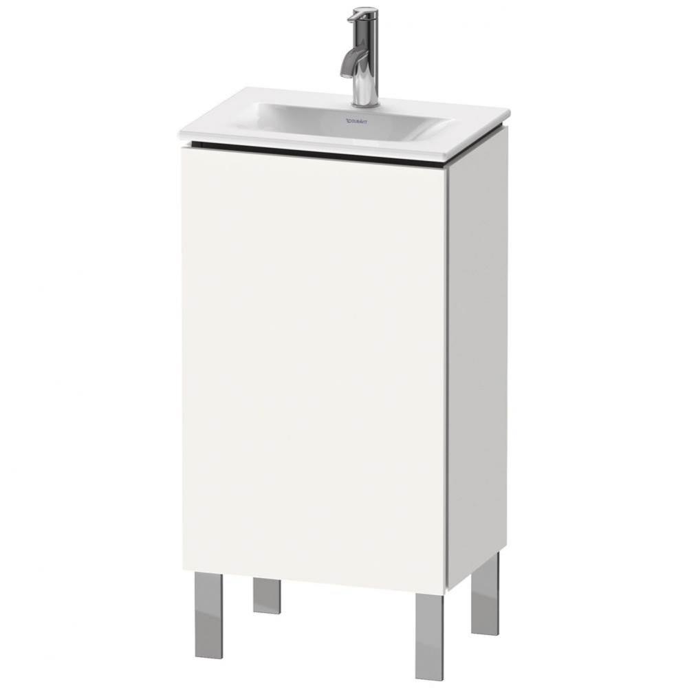 L-Cube One Door Floorstanding Vanity Unit White