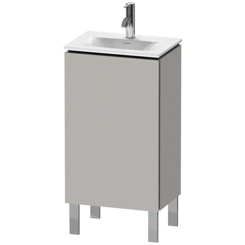 L-Cube One Door Floorstanding Vanity Unit Concrete Gray