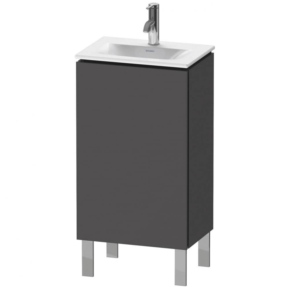 L-Cube One Door Floorstanding Vanity Unit Graphite