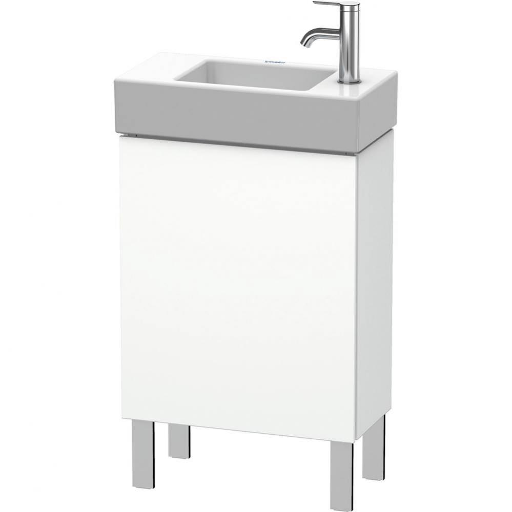 L-Cube One Door Floorstanding Vanity Unit White