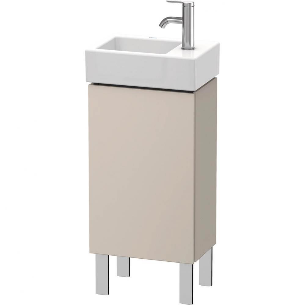 L-Cube One Door Floorstanding Vanity Unit Taupe