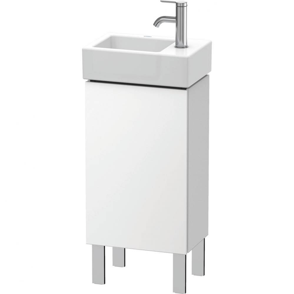 L-Cube One Door Floorstanding Vanity Unit White