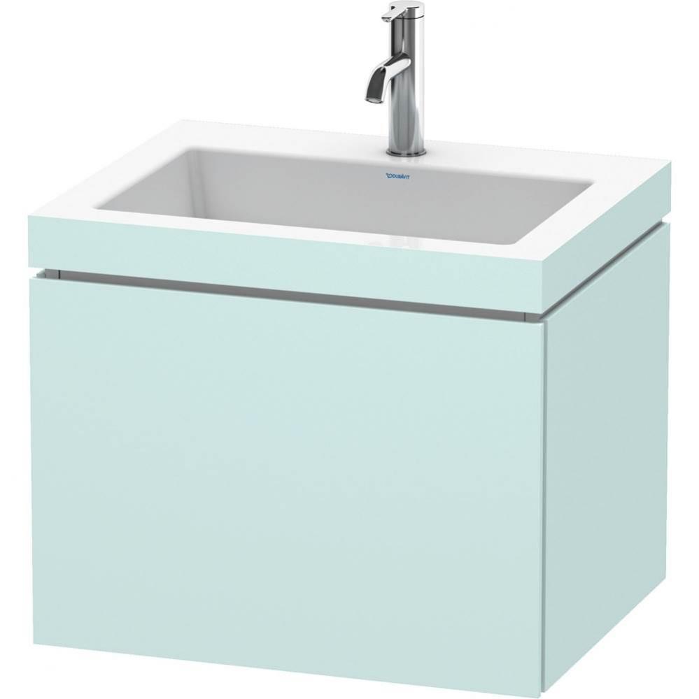 Duravit L-Cube C-Bonded Wall-Mounted Vanity  White Matte