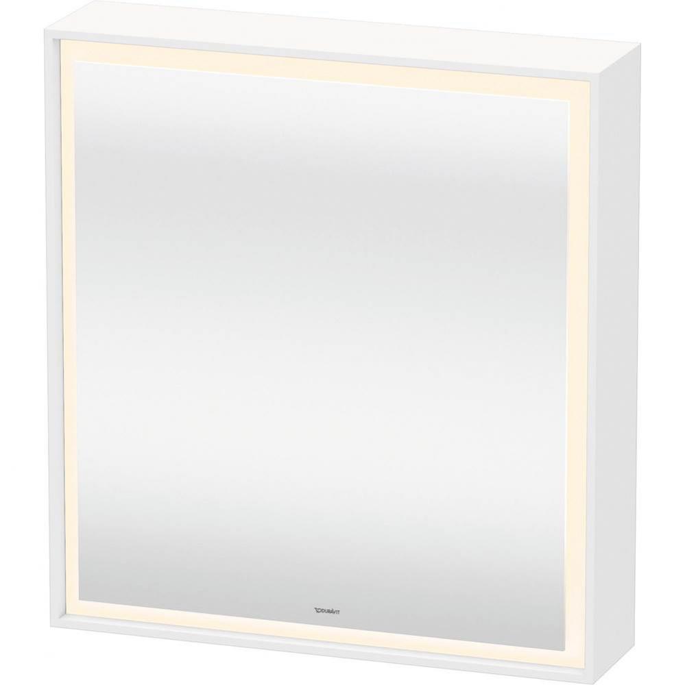 Duravit L-Cube 25 5/8'' x27 1/2'' Left Hinge 1 Door LED Rectangular Medicine C