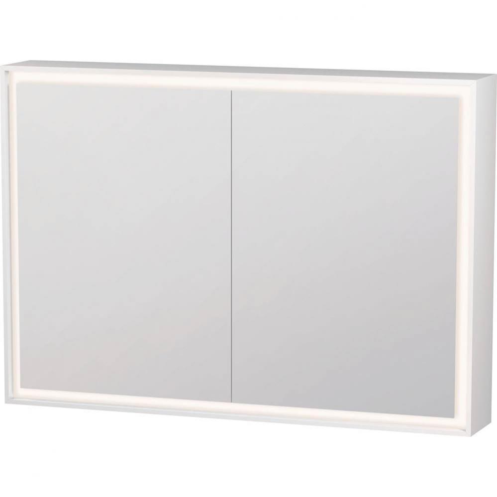 Duravit L-Cube 39 3/8'' x27 1/2'' 1 Left 1 Right Hinge 2 Door LED Rectangular