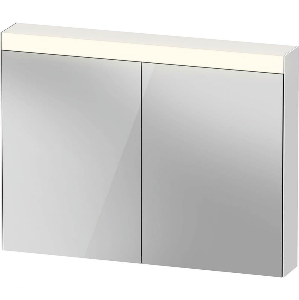Light & Mirror Mirror Cabinet with Lighting White