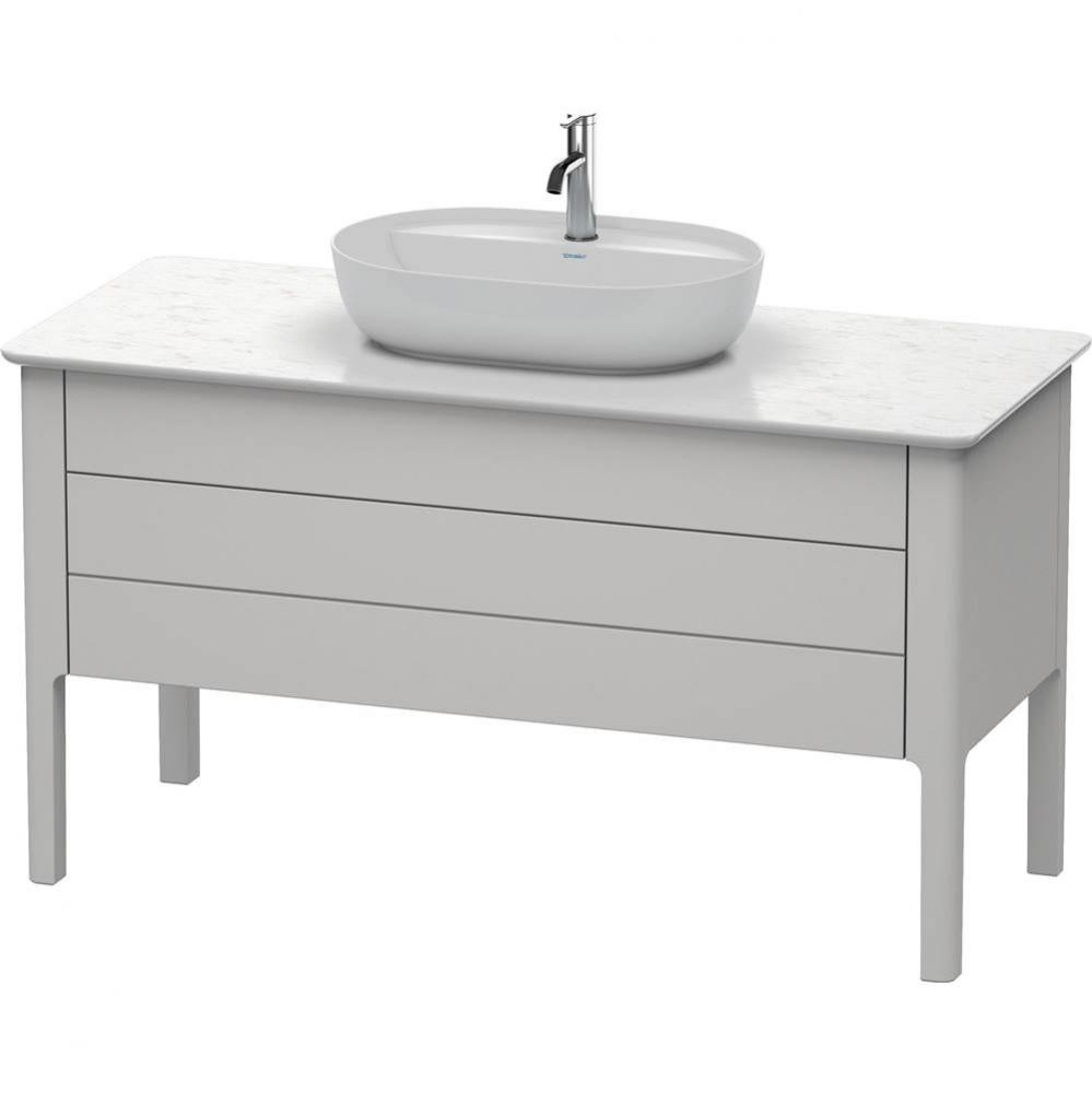 Luv One Drawer Floorstanding Vanity Unit Nordic White