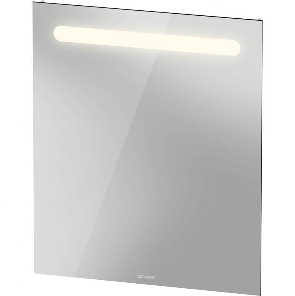 Duravit No.1 Switch Control LED Mirror in Aluminum, 4000K
