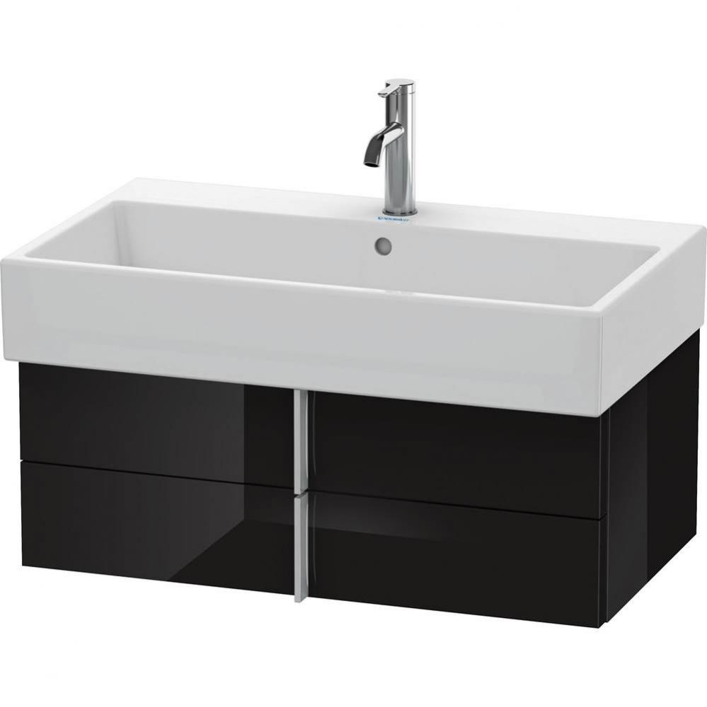 Duravit Vero Air Vanity Unit Wall-Mounted  Black High Gloss