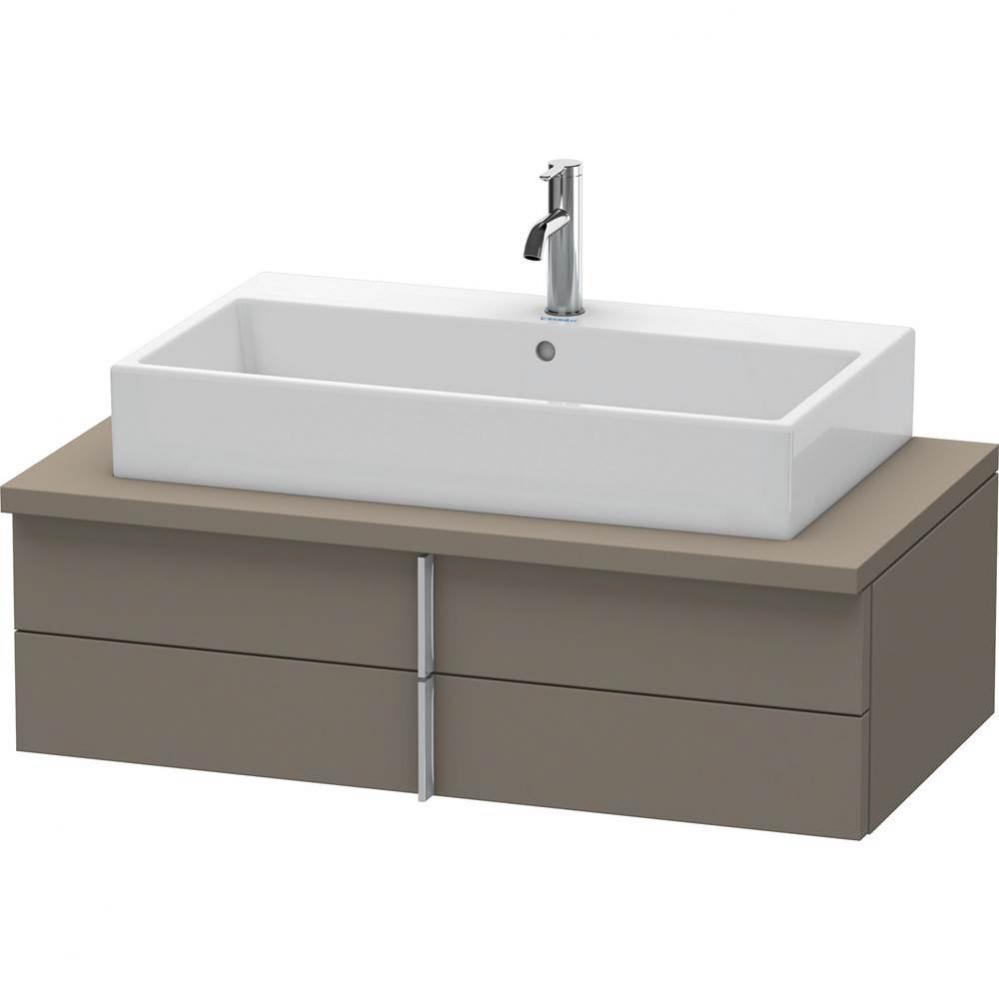 Duravit Vero Vanity Unit for Console  Flannel Gray Satin Matte