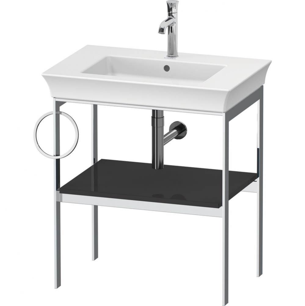 Duravit White Tulip 26 7/8'' x 17 3/4'' Console in High Gloss Graphite