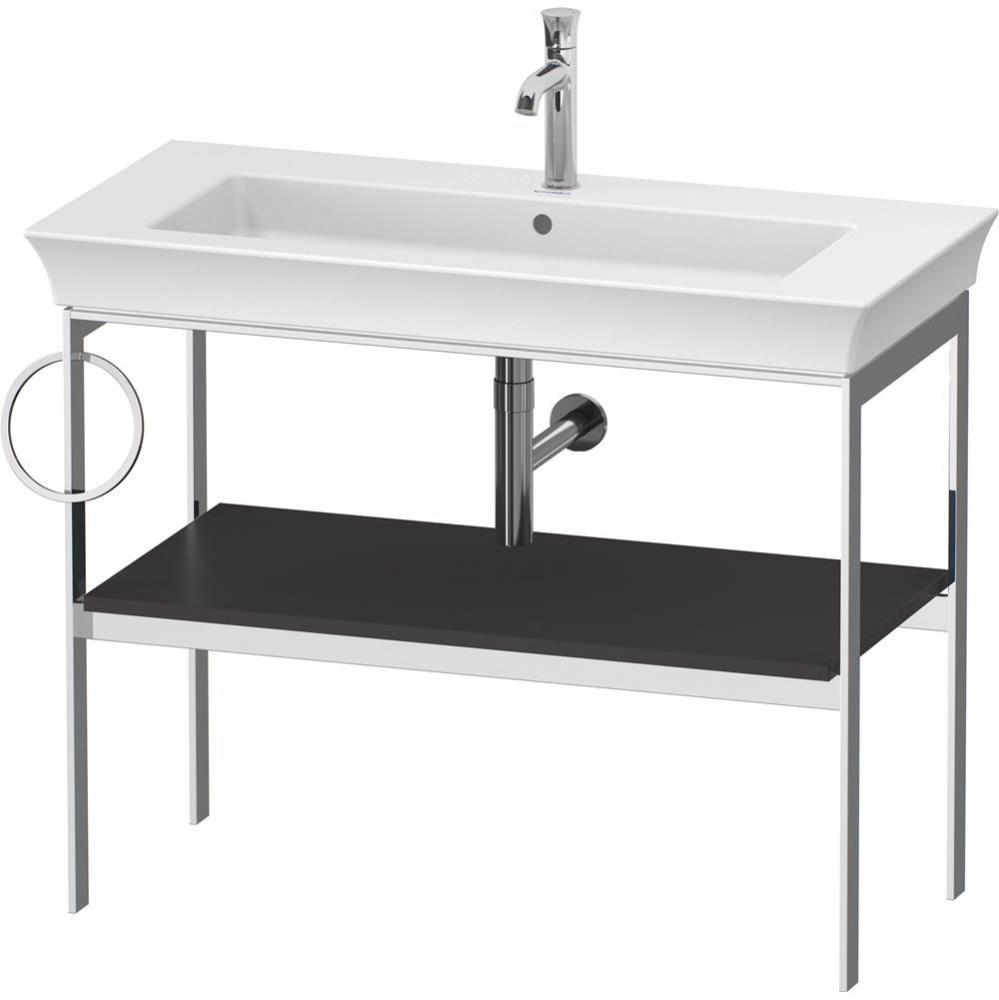 Duravit White Tulip 38 3/4'' x 17 3/4'' Console in Satin Matte Graphite