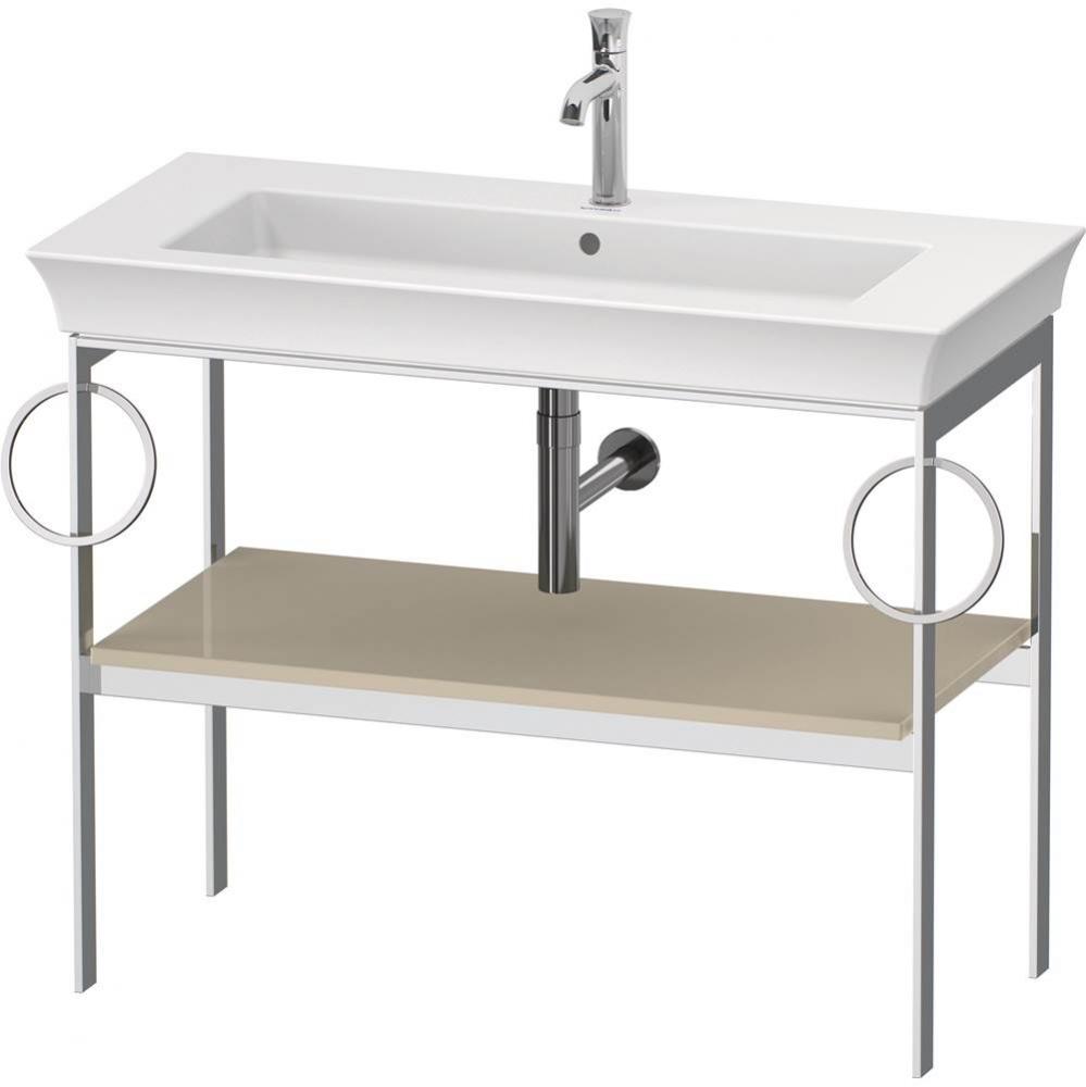 Duravit White Tulip 38 3/4'' x 17 3/4'' Console in High Gloss Taupe