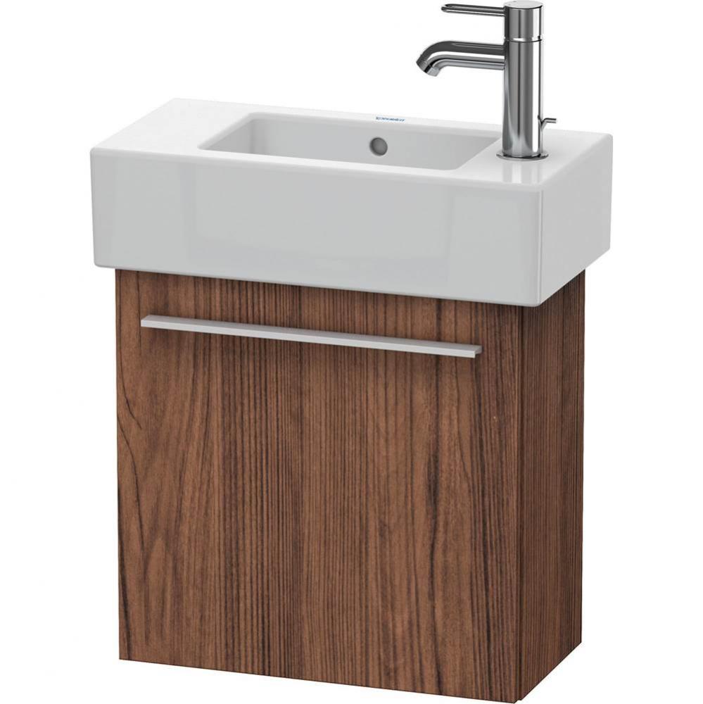 Duravit X-Large One Door Wall-Mount Vanity Unit Walnut Dark