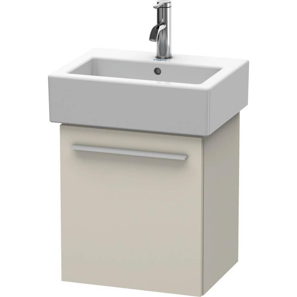 Duravit X-Large One Door Wall-Mount Vanity Unit Taupe