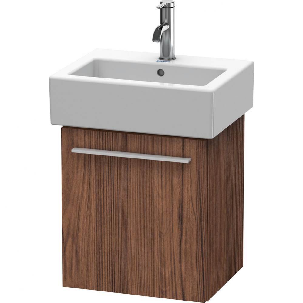 Duravit X-Large One Door Wall-Mount Vanity Unit Walnut Dark