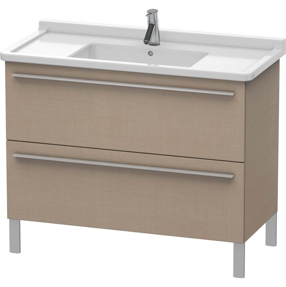 Duravit X-Large Two Drawer Floorstanding Vanity Unit Linen