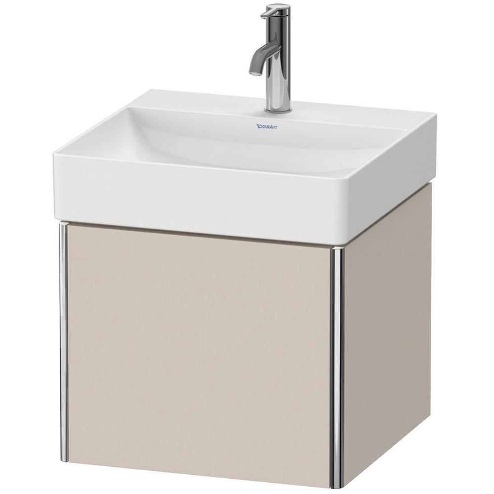 Duravit XSquare One Drawer Wall-Mount Vanity Unit Taupe