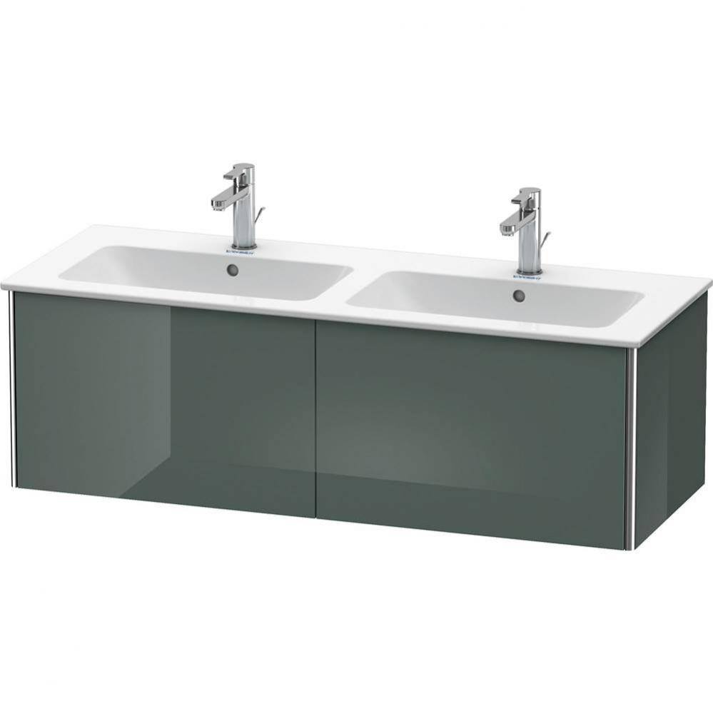 Duravit XSquare Two Drawer Wall-Mount Vanity Unit Dolomite Gray