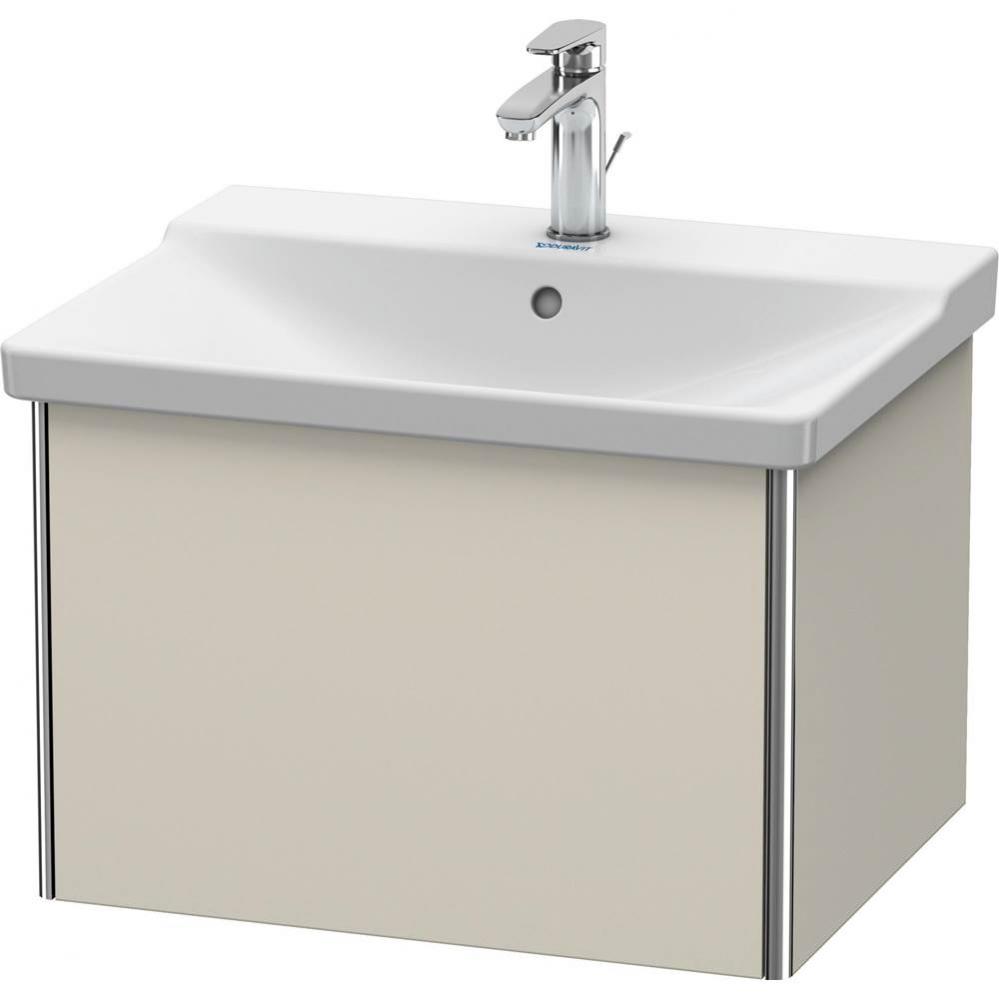 Duravit XSquare Vanity Unit Wall-Mounted  Taupe Matte