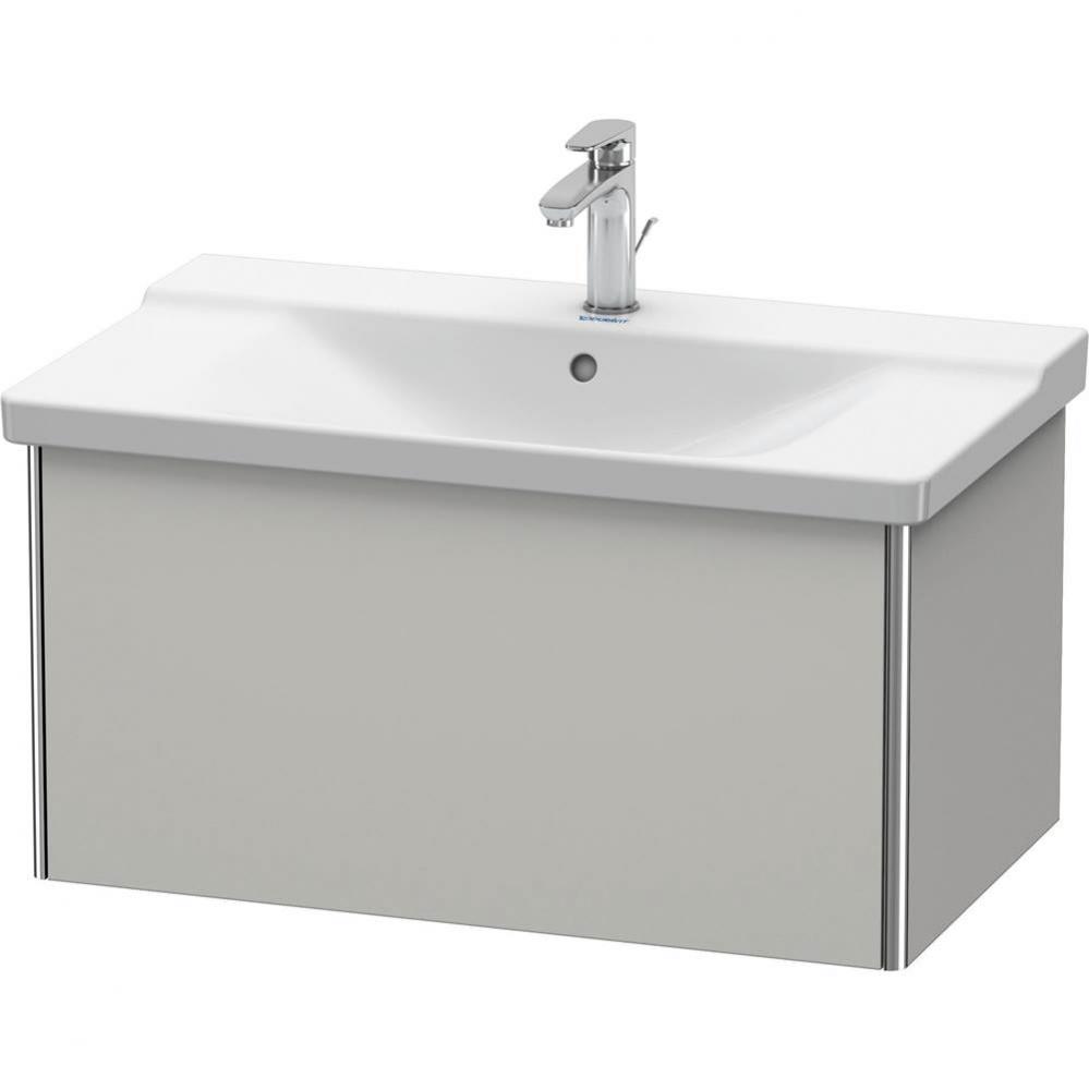 Duravit XSquare Vanity Unit Wall-Mounted  Concrete Gray Matte