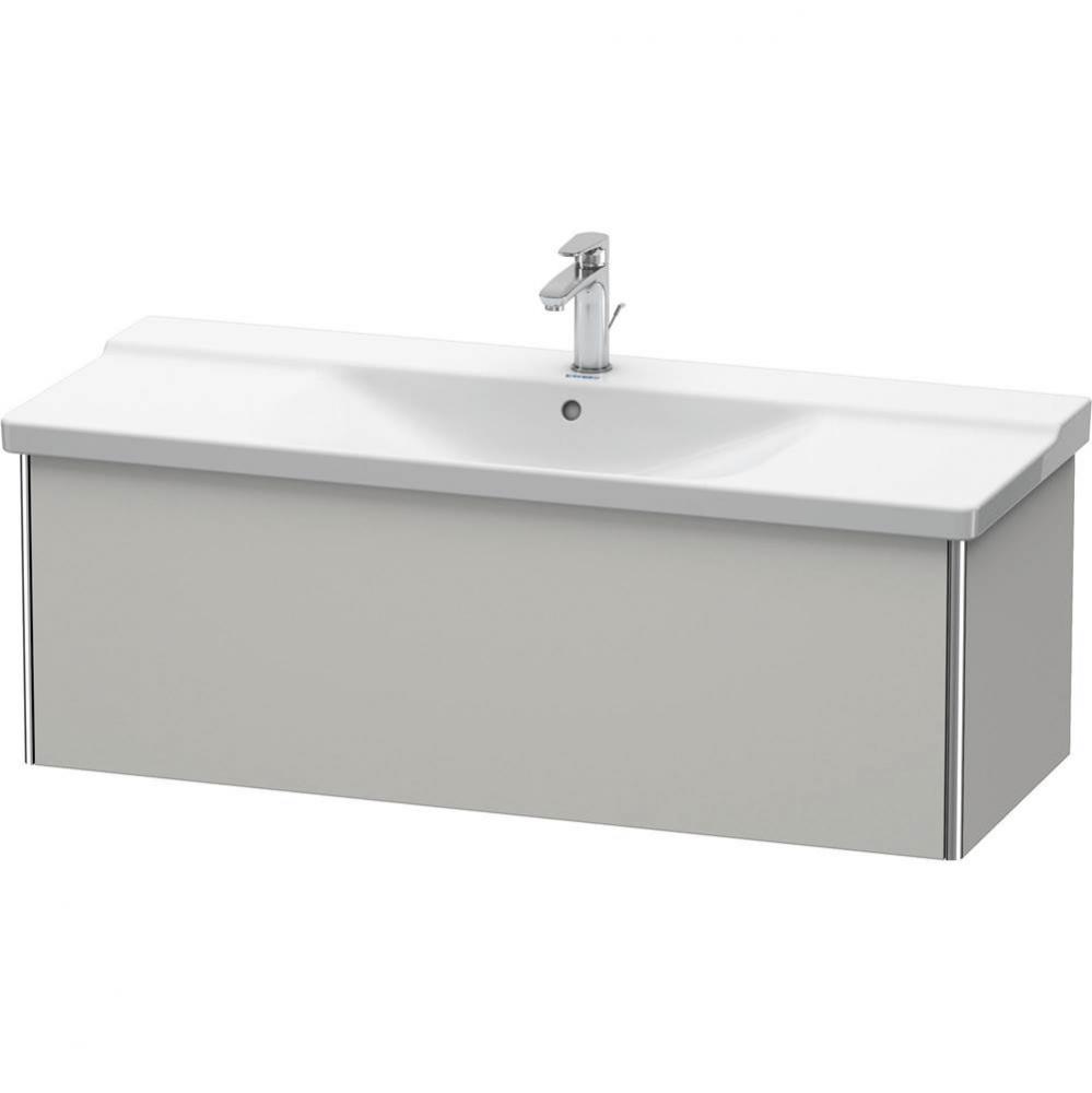 Duravit XSquare Vanity Unit Wall-Mounted  Concrete Gray Matte
