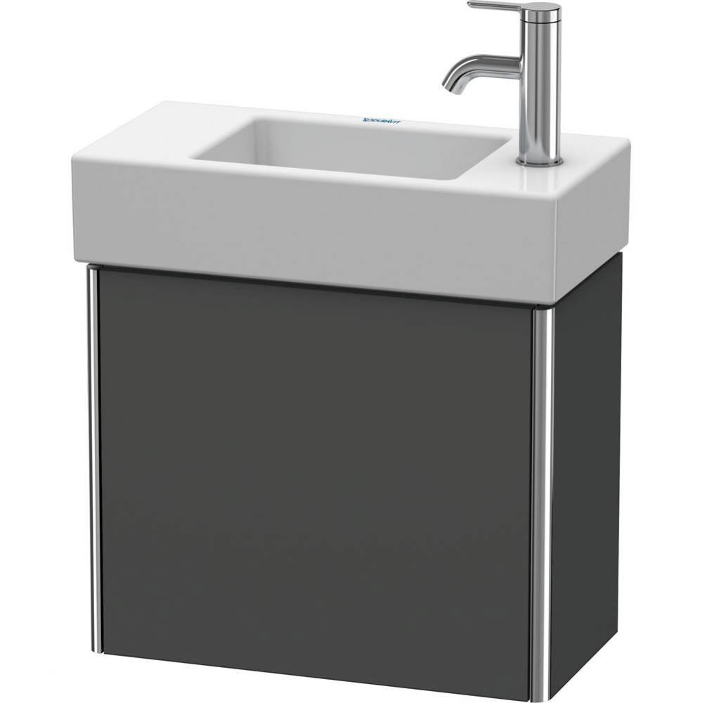 Duravit XSquare One Door Wall-Mount Vanity Unit Graphite