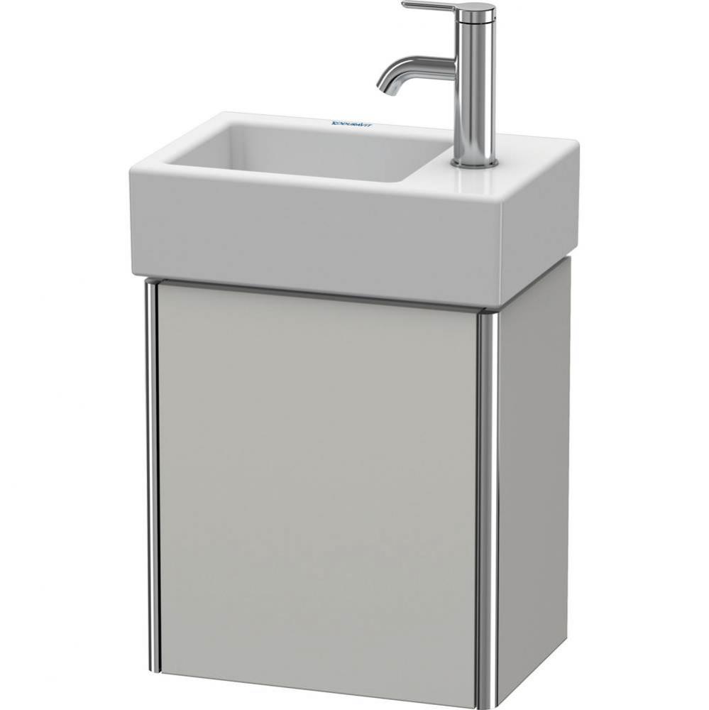 Duravit XSquare One Door Wall-Mount Vanity Unit Concrete Gray