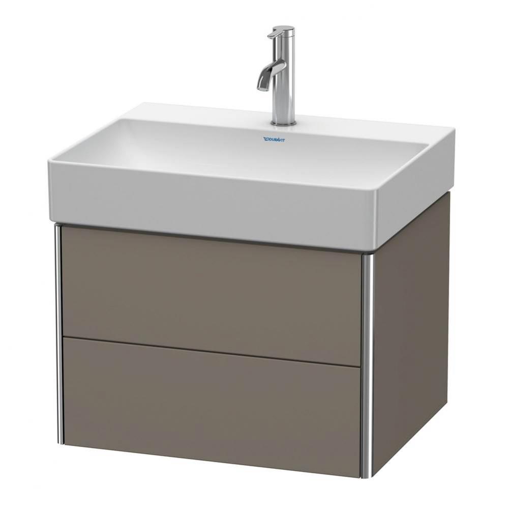 Duravit XSquare Vanity Unit Wall-Mounted  Flannel Gray Satin Matte