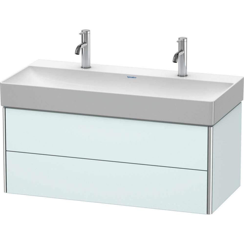 Duravit XSquare Vanity Unit Wall-Mounted  Light Blue Matte