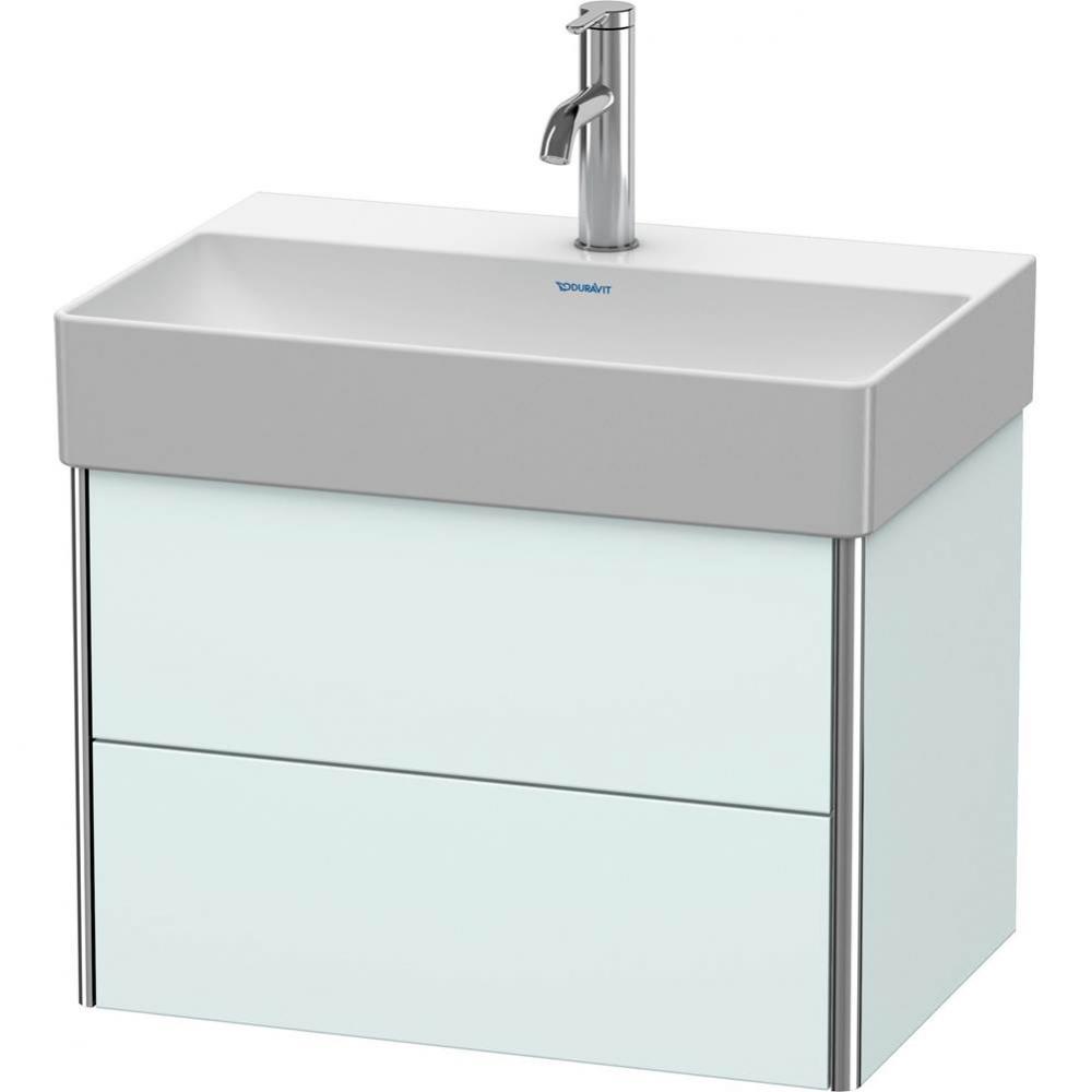 Duravit XSquare Vanity Unit Wall-Mounted  Light Blue Matte