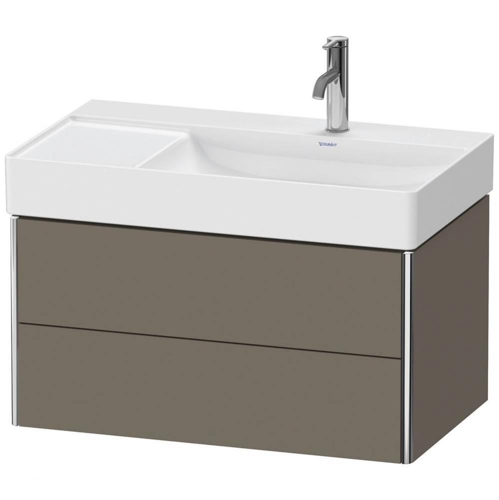 Duravit XSquare Vanity Unit Wall-Mounted  Flannel Gray Satin Matte