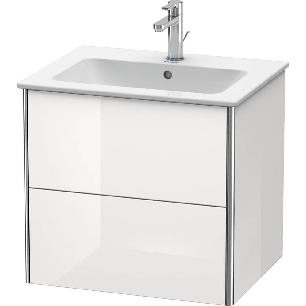 Duravit XSquare Two Drawer Wall-Mount Vanity Unit White