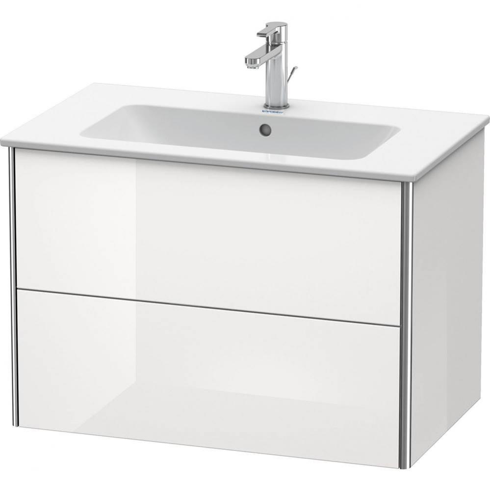 Duravit XSquare Two Drawer Wall-Mount Vanity Unit White