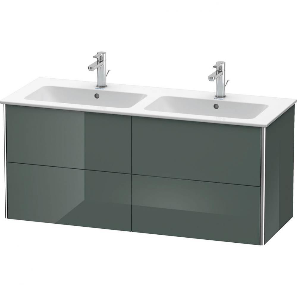 Duravit XSquare Four Drawer Wall-Mount Vanity Unit Dolomite Gray