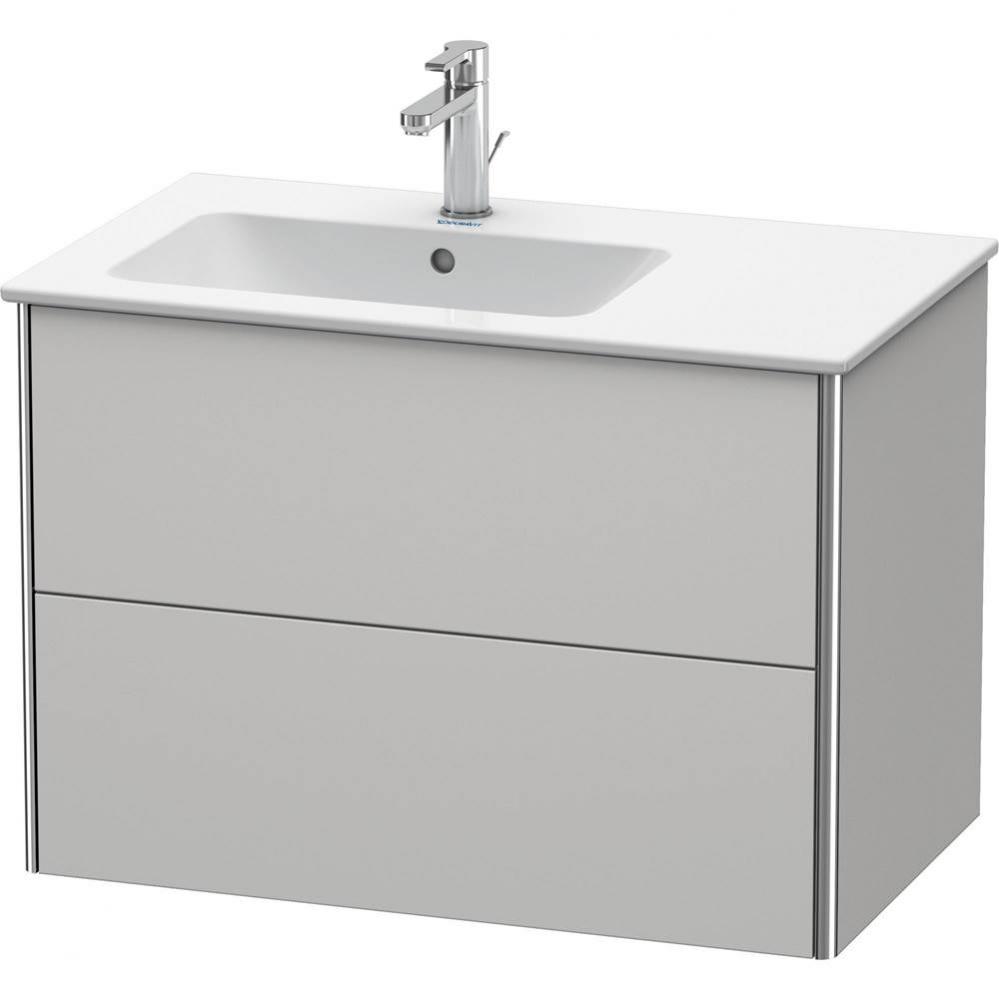 Duravit XSquare Two Drawer Wall-Mount Vanity Unit Nordic White