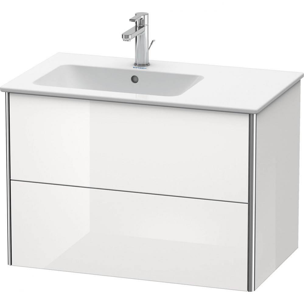 Duravit XSquare Two Drawer Wall-Mount Vanity Unit White